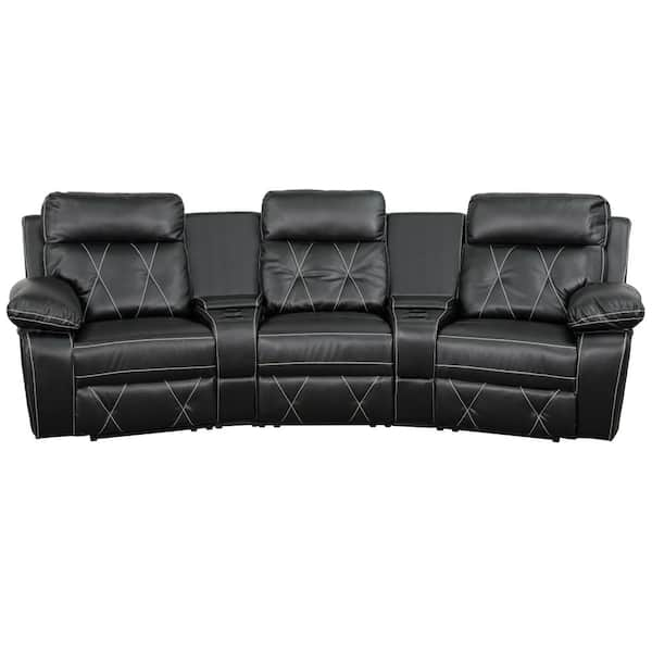 curved theater couch