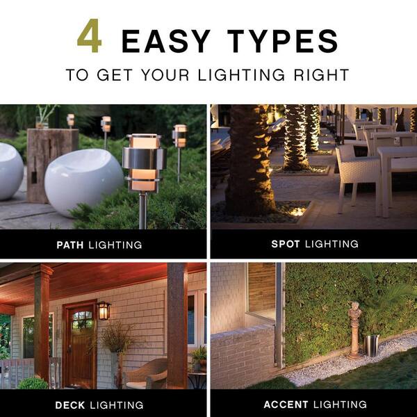 HINKLEY - Max 1-Light Black Aluminum Weather Resistant Post Light with No Bulbs Included