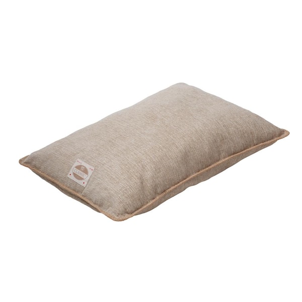 Large Chenille Pet Bed Beige 30 in. x 40 in.