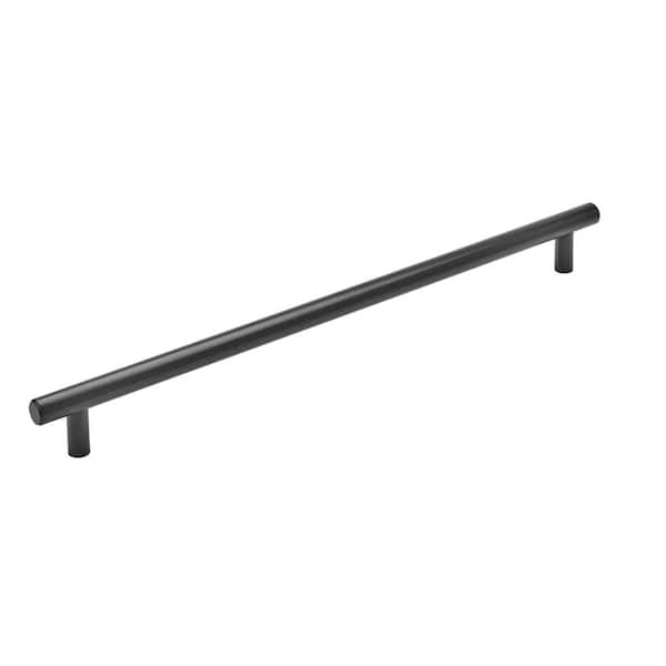 Bar Pulls 18 in. (457mm) Center-to-Center Matte Black Bar Appliance Cabinet Pull
