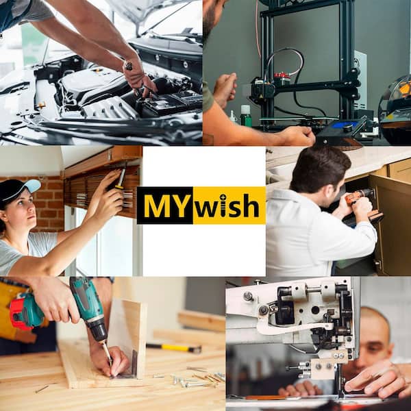 MYWISH M6 x 50 mm Black Oxide Stainless Steel Hex Socket Cap