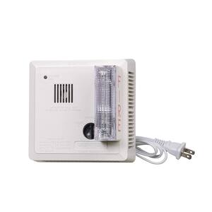 Photoelectric Smoke Alarm with Plug-In Line Cord, ADA Strobe and Battery Backup