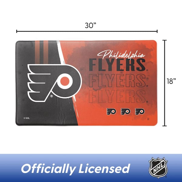 NHL Philadelphia Flyers Painterly Floor Mat 18×30 inches