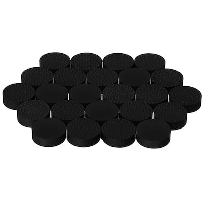 Gardenised 24-Pack Pot Feet-Rubber Risers for Planters and Pots Prevents Stains, Rot, and Moisture Damage on Wood, Cement, and Tile