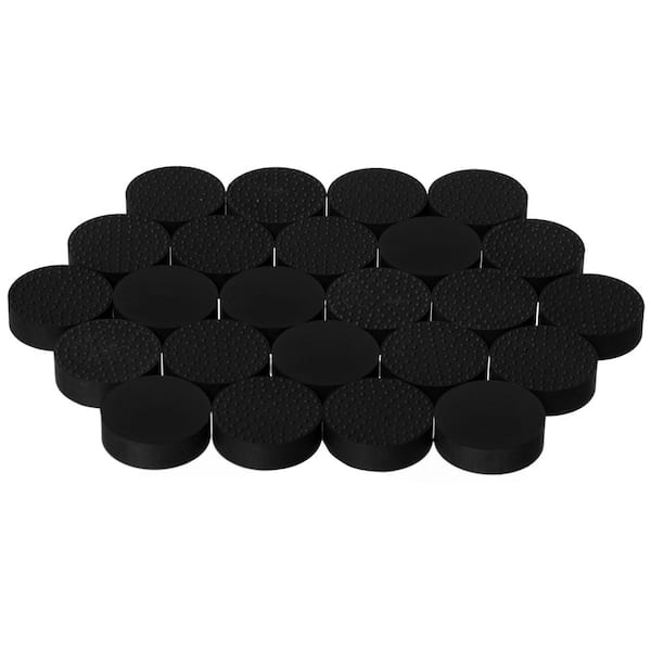 Gardenised 24-Pack Pot Feet-Rubber Risers for Planters and Pots Prevents Stains, Rot, and Moisture Damage on Wood, Cement, and Tile