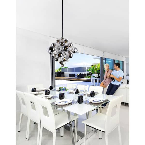 Pallocino 27 Light Chandelier With Chrome Finish