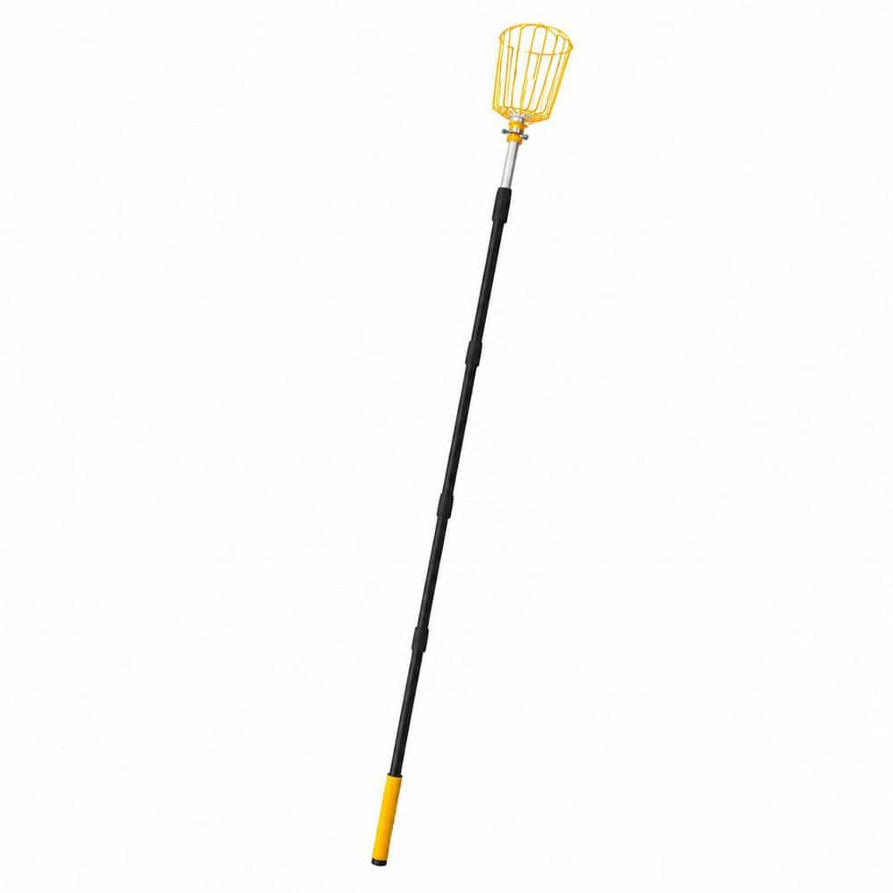 13 in. Adjustable Fruit Picker w/ Basket, 35–105 Inch Long Handle Apple Mango Tree Fruit Catcher Tool for Avocado Lemon price history on PriceWatchPro
