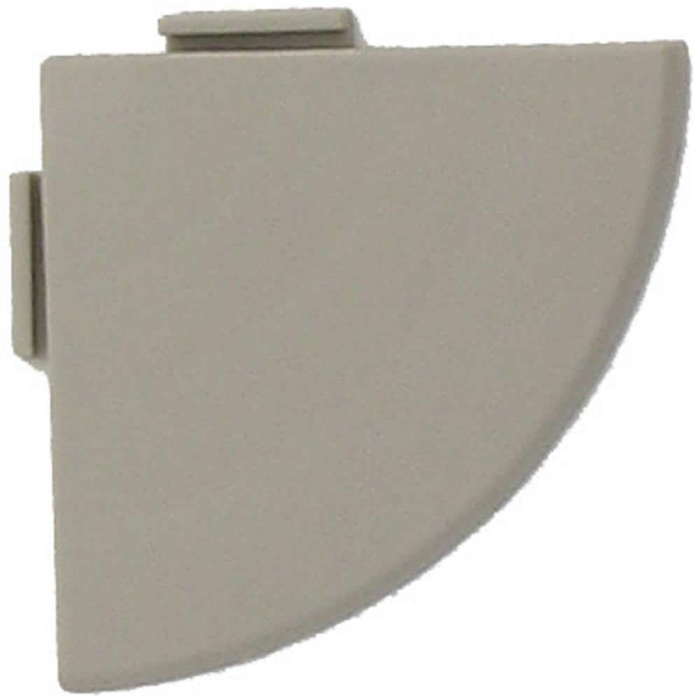 XL Corner 0.17 ft. x 0.20 ft. PVC Deck Tile in Sandstorm (4 Tiles Per Box)