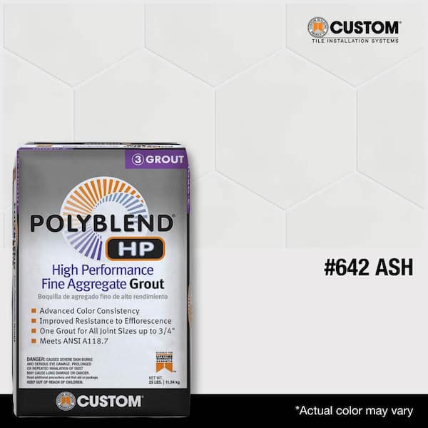 Polyblend HP #642 Ash 25 lbs. High Performance Fine Aggregate Grout