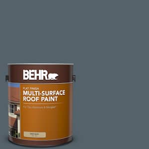 1 gal. #N490-6 Calligraphy Flat Multi-Surface Exterior Roof Paint