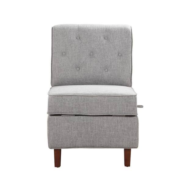 Unbranded - Gray Storage Accent Chair