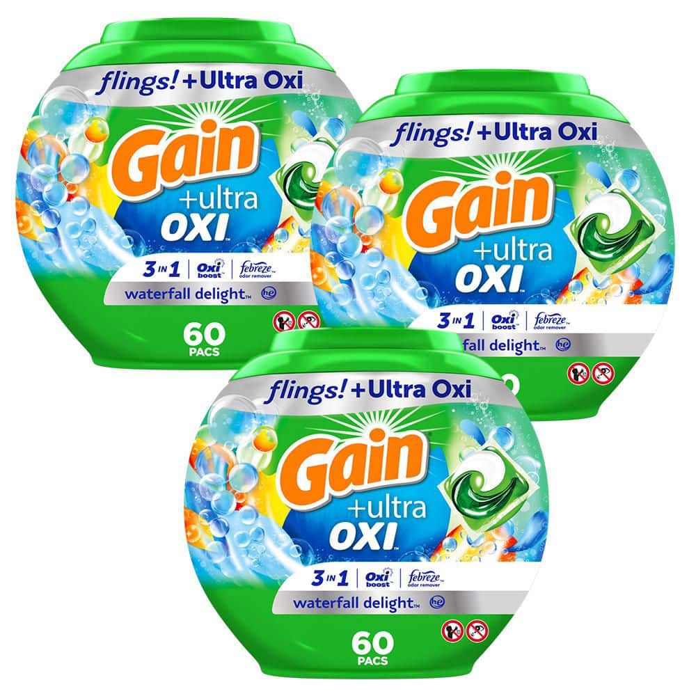 Flings Ultra Oxi HE 3-in-1 Waterfall Delight Scent Laundry Detergent Pods (60-Count, Multi-Pack 3) price history on PriceWatchPro