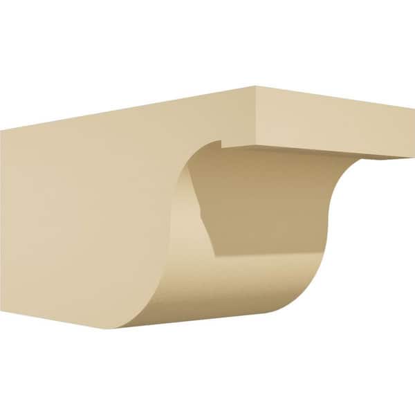 Ekena Millwork Standard Del Monte 6 in. W x 6 in. H x 12 in. D Signature Urethane Rafter Tail Outlooker