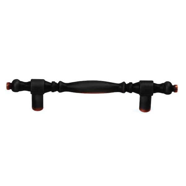 Rish 2.99 in. Rubbed Bronze Cabinet Hardware Center-to-Center Pull-DISCONTINUED