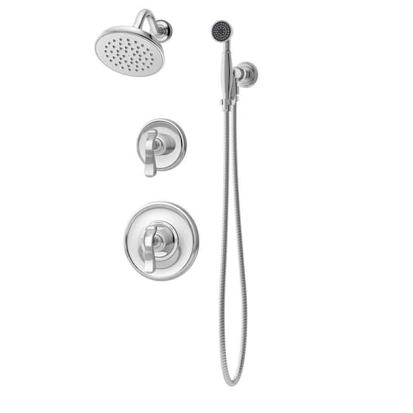 Symmons Winslet 1-Handle Shower Faucet with Handshower in Chrome (Valve Included)
