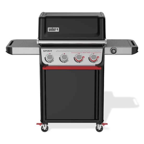 Spirit Smart EX-425C 4-Burner Liquid Propane Gas Grill in Black with Wi-Fi Enabled Digital Thermometer