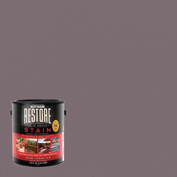 Rust-Oleum Restore 1 gal. Kensington Solid Acrylic Exterior Concrete and Wood Stain