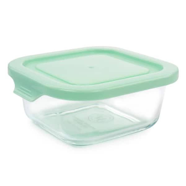 MARTHA STEWART Siohban 35.5 oz. Acrylic Storage Container with Lid