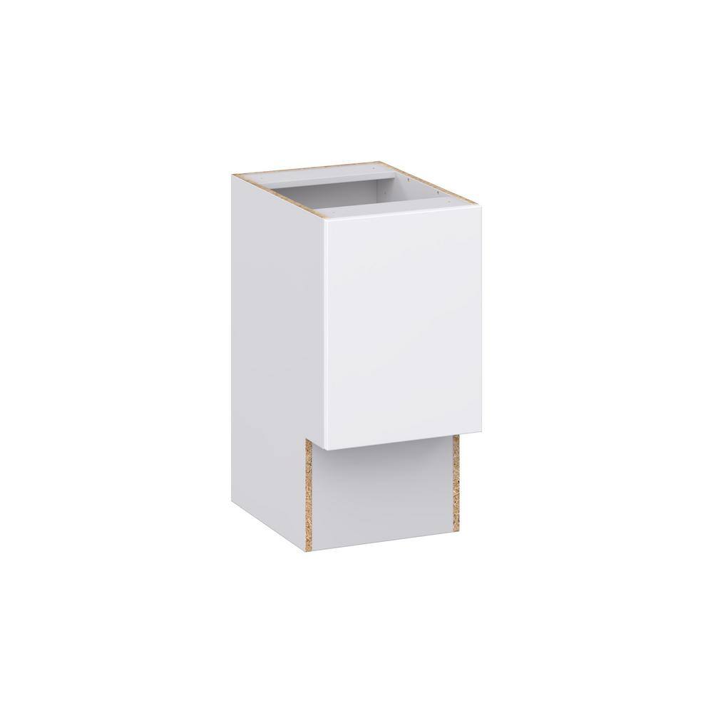 J COLLECTION Fairhope Bright White Slab Assembled Accessible ADA Vanity ...