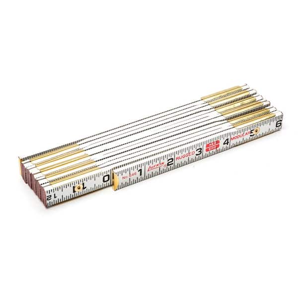 Crescent Lufkin 6 ft. x 5/8 in. Masonry Wood Ruler 646LN