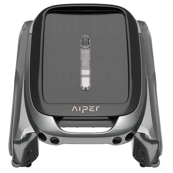 AIPER EcoSurfer S1 Solar Powered Automatic Robotic Pool Skimmer Cleaner, Lasts 12 Hours, App Control, Ultrasonic Detection