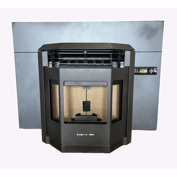 ComfortBilt - 2800 sq. ft. EPA Certified Pellet Stove Fireplace Insert with a 47 lbs. Hopper