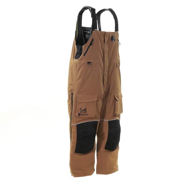 Clam Ice Armor Ascent Float Bib 2XL Brown and Black