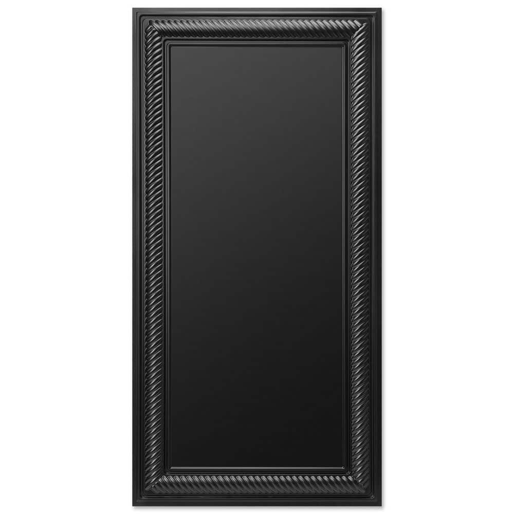Basic Black 2 ft. x 4 ft. PVC Water Resistant Lay-In/Drop in Decorative Rope-Edge Ceiling Tiles (96 sq. ft. /Case) price history on PriceWatchPro