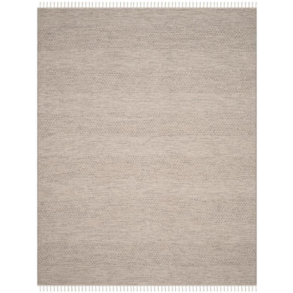 SAFAVIEH Montauk Ivory/Steel Gray 8 ft. x 10 ft. Geometric Area Rug
