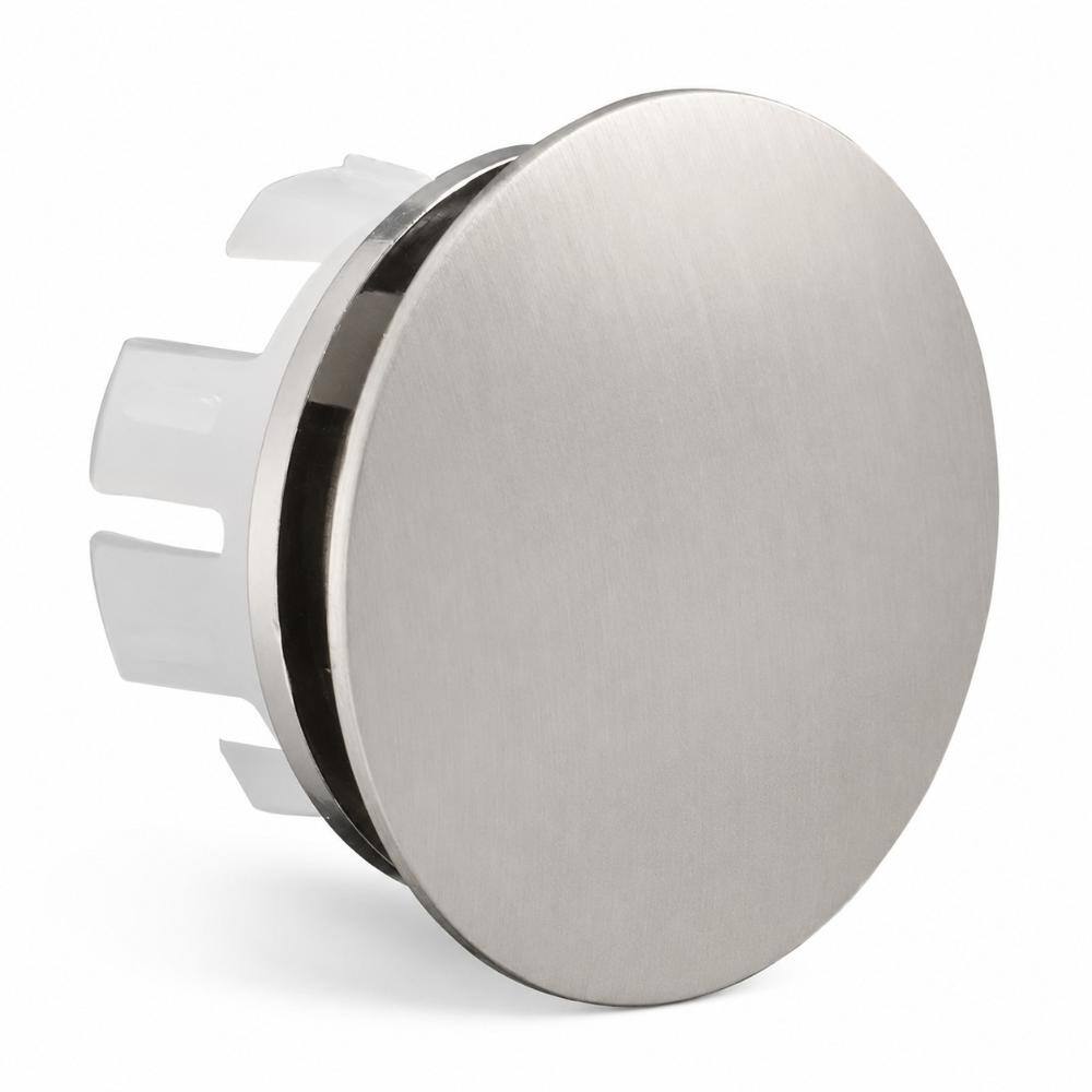 1.25 in. Solid Snap-In Sink Overflow Hole Cover in Matte Black price history on PriceWatchPro