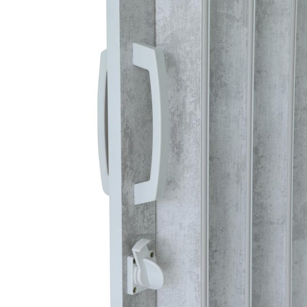 Everbilt Accordion Door Saturn Stone Grey 36 in. x 80 in. SAT
