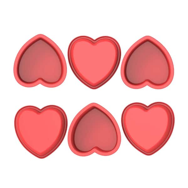 2-Piece Silicone Nonstick Chocolate Cookie Mold Set for Baking Muffin Cupcake Pudding Candy Covered Oreo