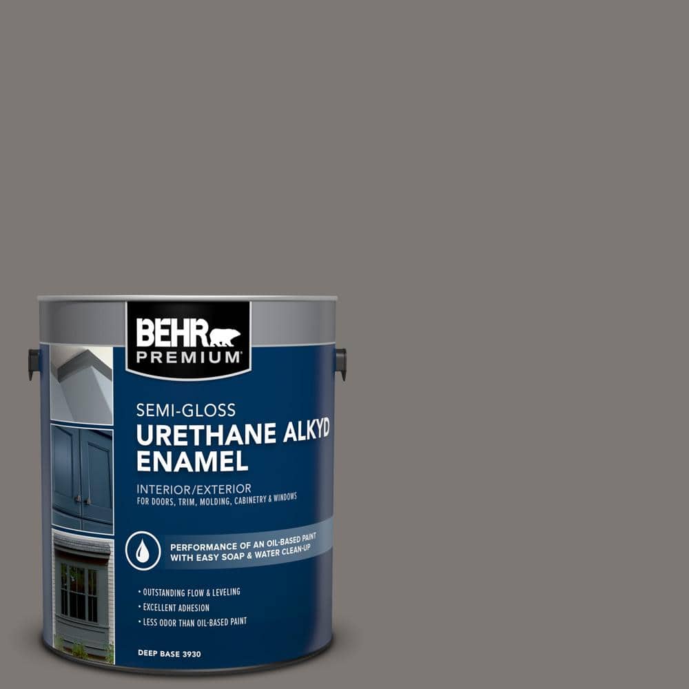 BEHR PREMIUM 1 gal. 790F5 Amazon Stone Urethane Alkyd SemiGloss