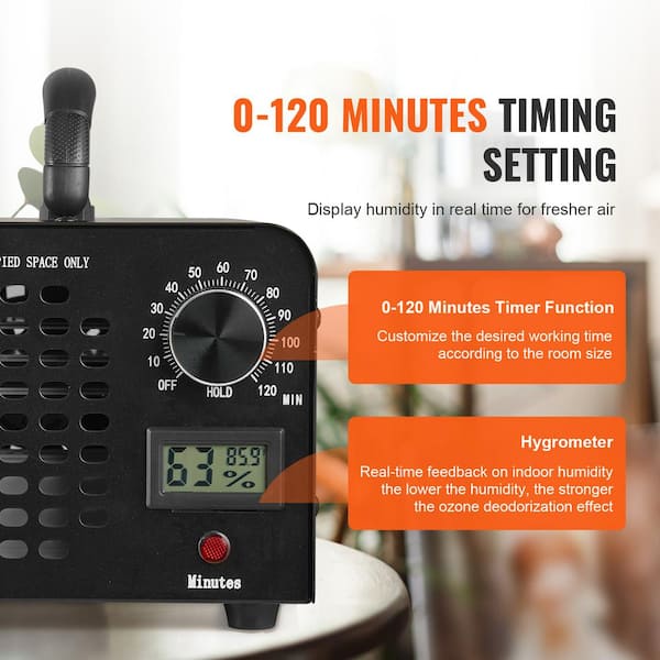 SKYSHALO Ozone Machine 3230 Sq. Ft. HEPA - Type Ozone Generator in
