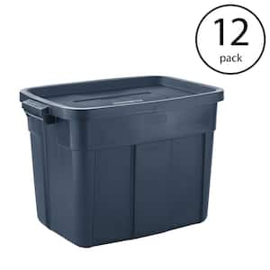 Rubbermaid Roughneck 10 Gal. Rugged Stackable Storage Tote Container  (6-Pack) RMRT100015-6pack - The Home Depot