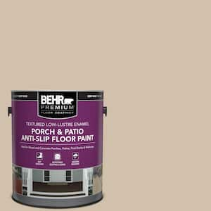 1 gal. #PFC-27 Light Rattan Textured Low-Lustre Enamel Interior/Exterior Porch and Patio Anti-Slip Floor Paint