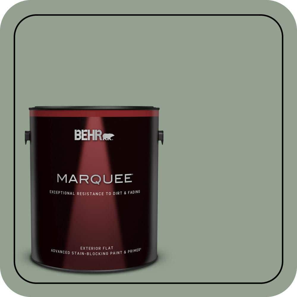 1 gal. #N400-4 Forest Path Flat Exterior Paint & Primer product image for price tracking