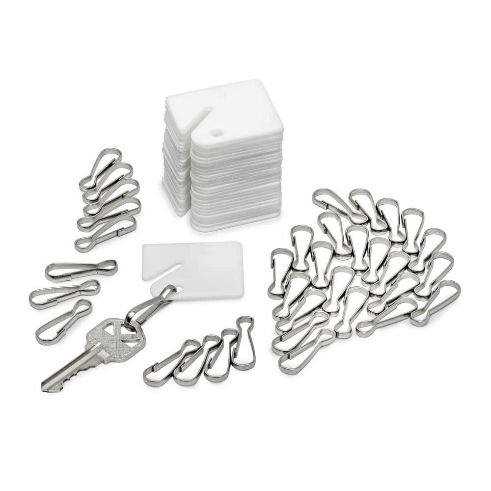 Alpine ADI689-30-6pk White Plastic Key Tags (180-Pack)
