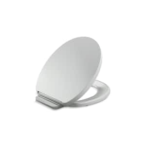 Impro Readylatch Quiet-Close Round- Front Toilet Seat in Ice Grey