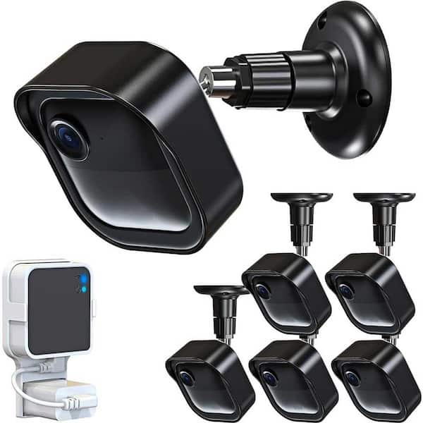 360° Adjustable Outdoor Camera Wall Mount with Weatherproof Housing and Sync Module Outlet Mount (5-Pack)
