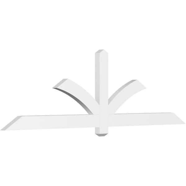 Ekena Millwork Redmond 84 in. W x 24.5 in. H x 2 in. D Signature Polyurethane Bracket