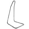 Costway 6.4 ft. -7.7 ft. Metal Height Adjustable Hanging Chair Stand with Heavy-duty Metal Frame for Patio in Black HCST02225