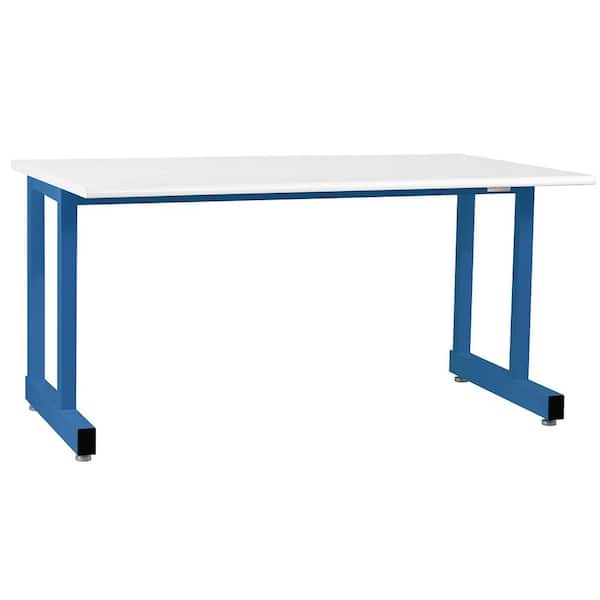 BENCHPRO Dewey Series 30 in. H x 72 in. W x 30 in. D, Formica Laminate Top with Round Front Edge, 5,000 lbs. Capacity Workbench