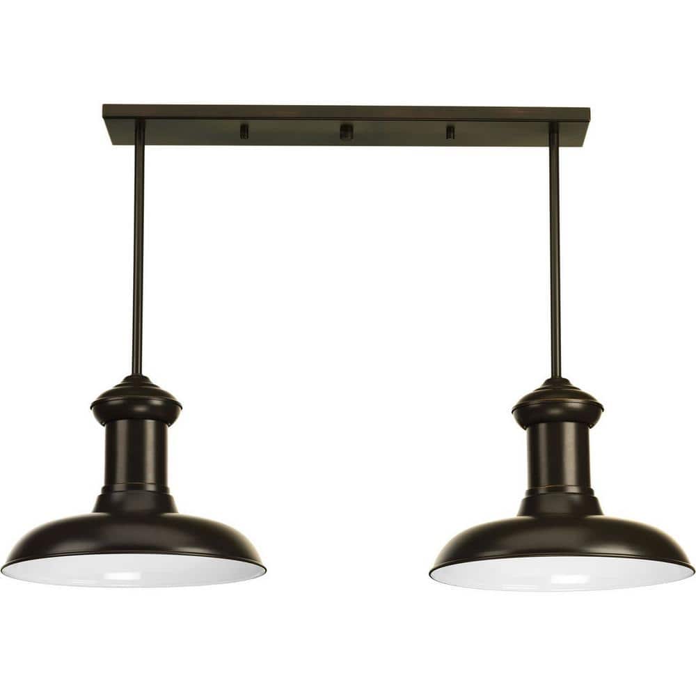 Antique Bronze Brushed Nickel 23" Steel Pendant Canopy