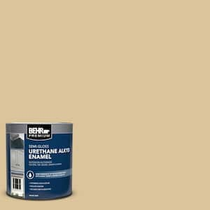 1 qt. #S310-3 Natural Twine Semi-Gloss Enamel Urethane Alkyd Interior/Exterior Paint