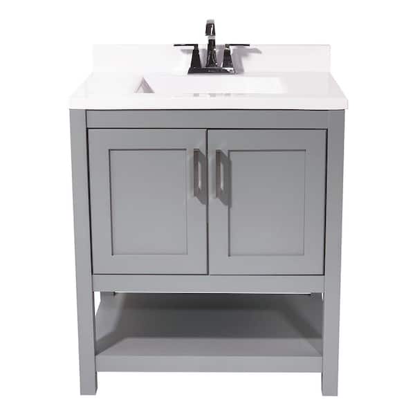 Amlu Tufino 31 In Bath Vanity, How Do You Get Scratches Out Of Cultured Marble Vanity Tops