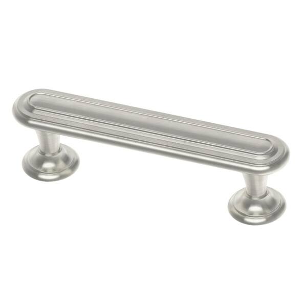 Liberty Peerless 3" Deco Cabinet Pull Handle – Satin Nickel, No Box