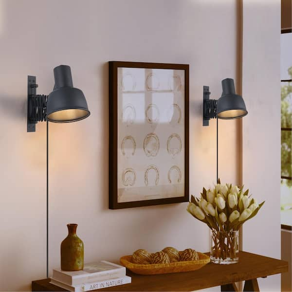 Cast Sconce Wall Lamp with Diffuser, Dimmable