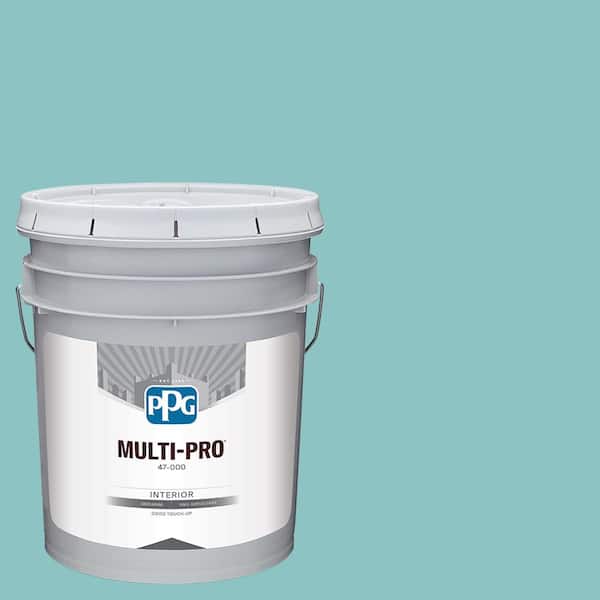 5 gal. Aqua Fiesta PPG1147-4 Flat Interior Paint