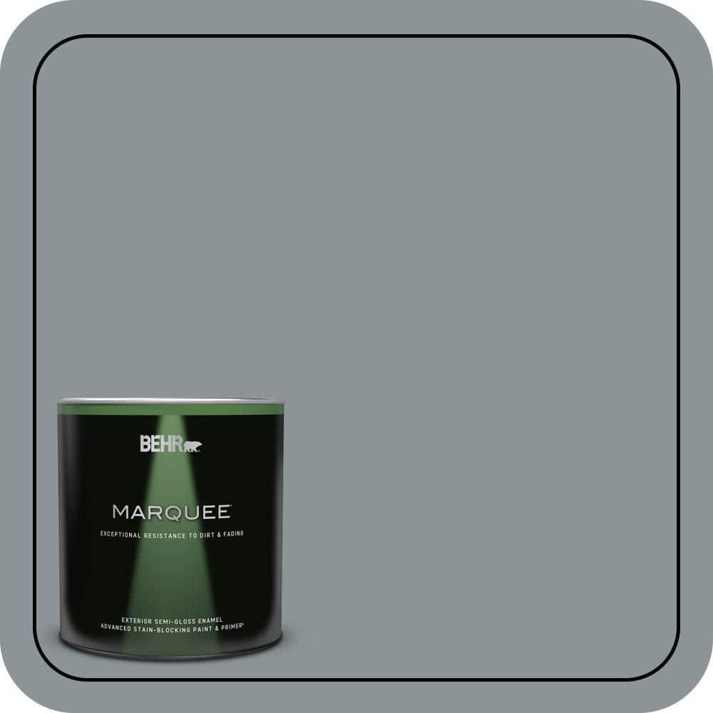 1 qt. Home Decorators Collection #HDC-NT-27 Millennium Silver Semi-Gloss Enamel Exterior Paint & Primer price history on PriceWatchPro
